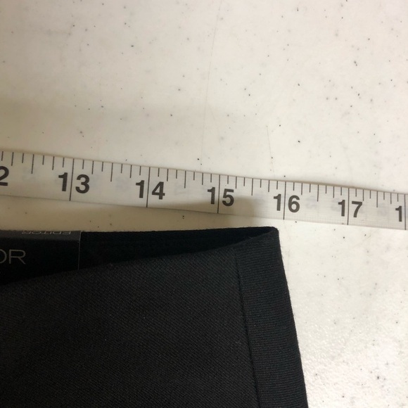 Express NWT Editor Flare Leg Trouser Dress Pants Womens Size 6 Black Low Rise - Picture 4 of 7